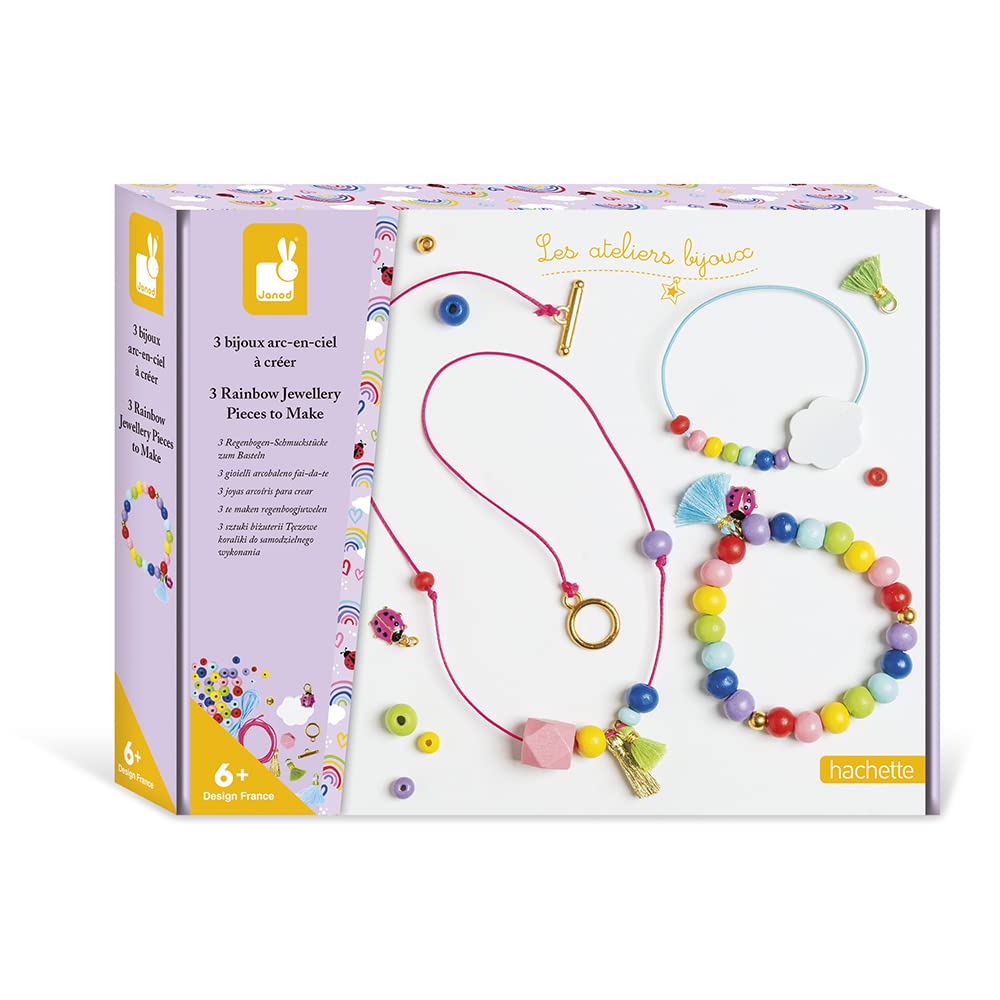 janod-les-ateliers-bijoux-regenbogen-schmuck-bastel-set-2-ketten-und-1-armband-a image 1