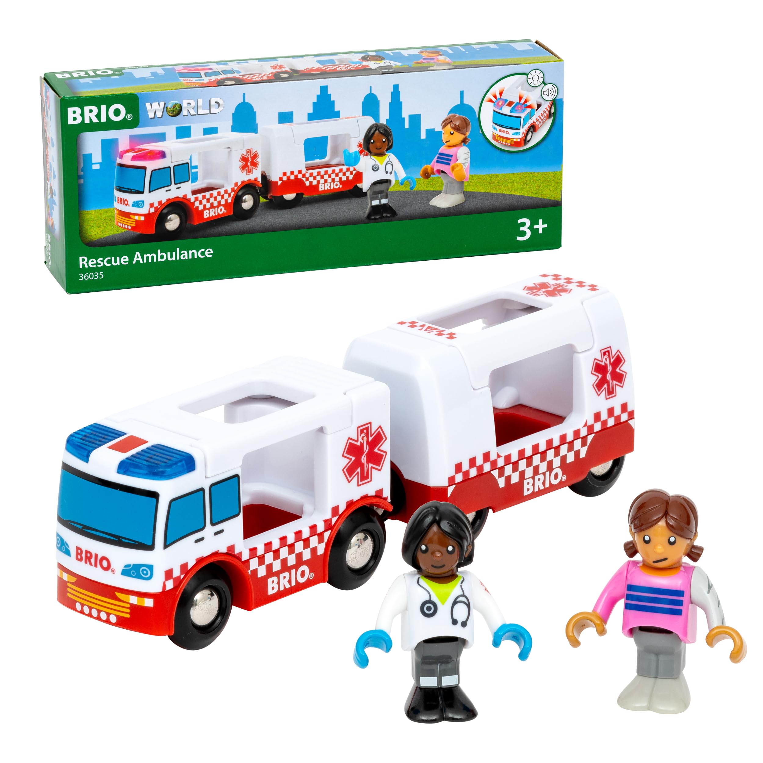 brio-world-36035-rettungswagen-zugset-zubeh-r-mit-licht-und-sound image 1