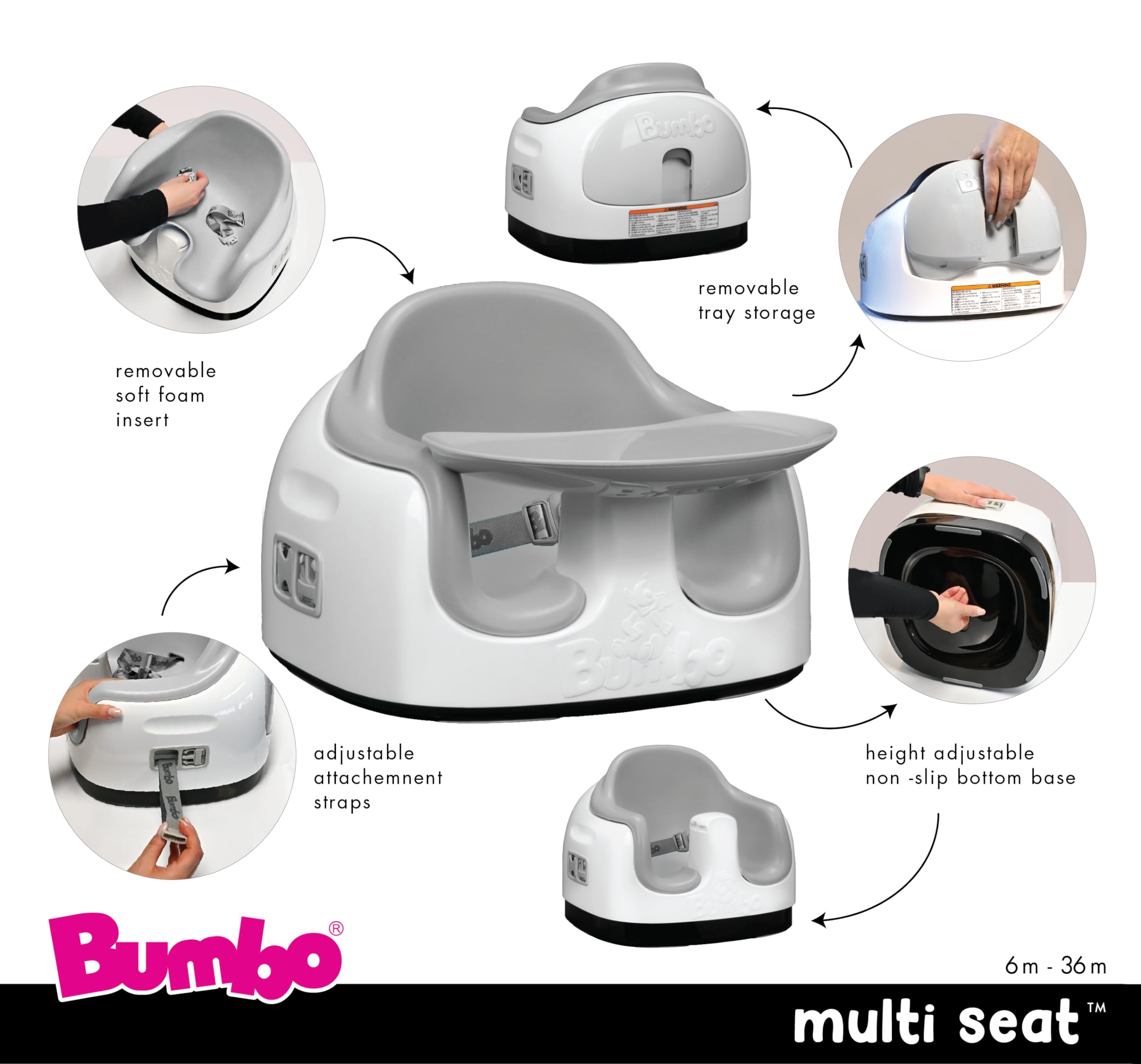 bumbo-multi-seat-mimosa-3-in-1-babysitz-hochstuhl-sitzerh-hung image 3