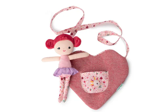lilliputiens-aline-herz-handtasche-mit-puppe-stofftasche-ab-12-monaten image 1
