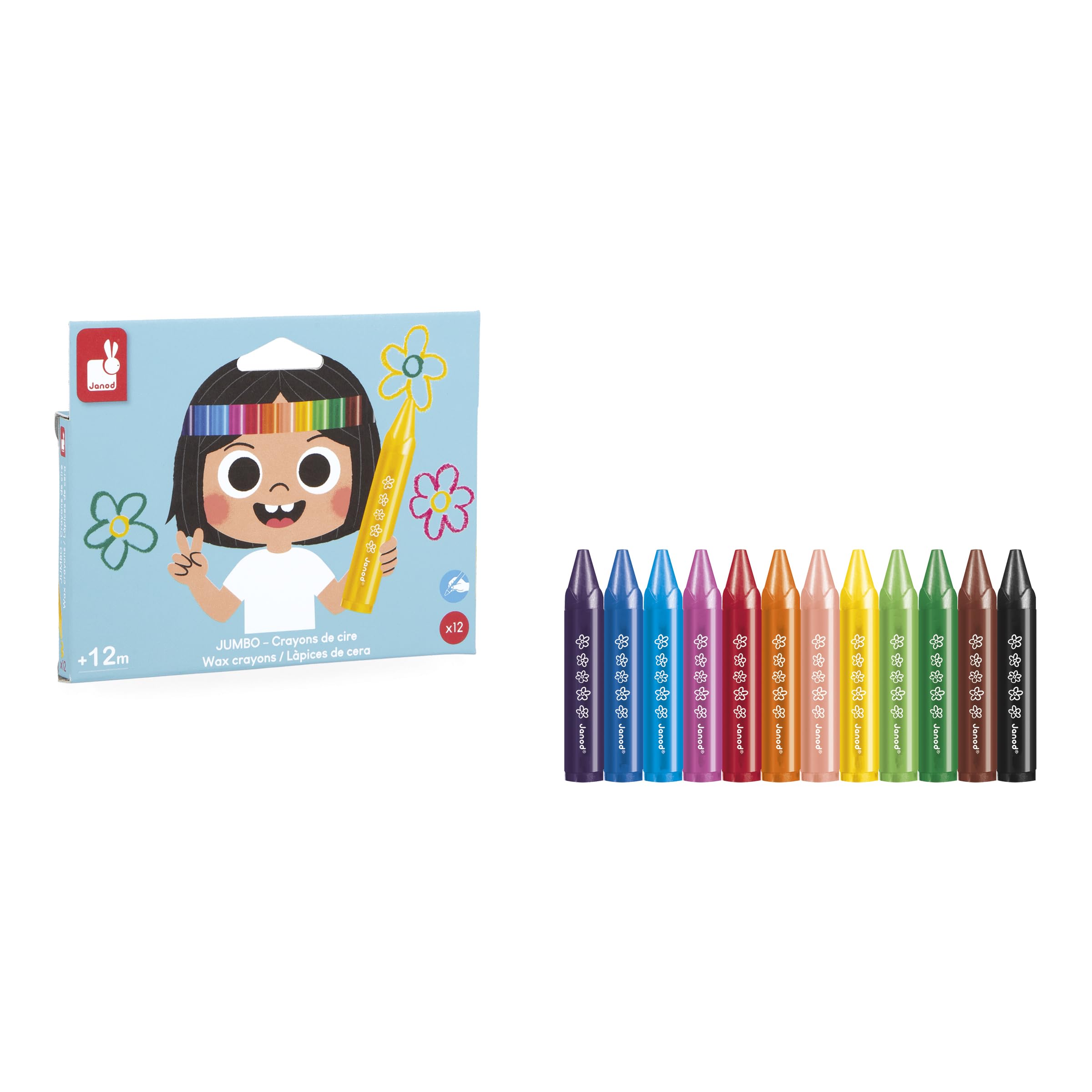 janod-j07401-12-jumbo-wachsmalstifte-dreikant-stifte-ab-12-monate image 6