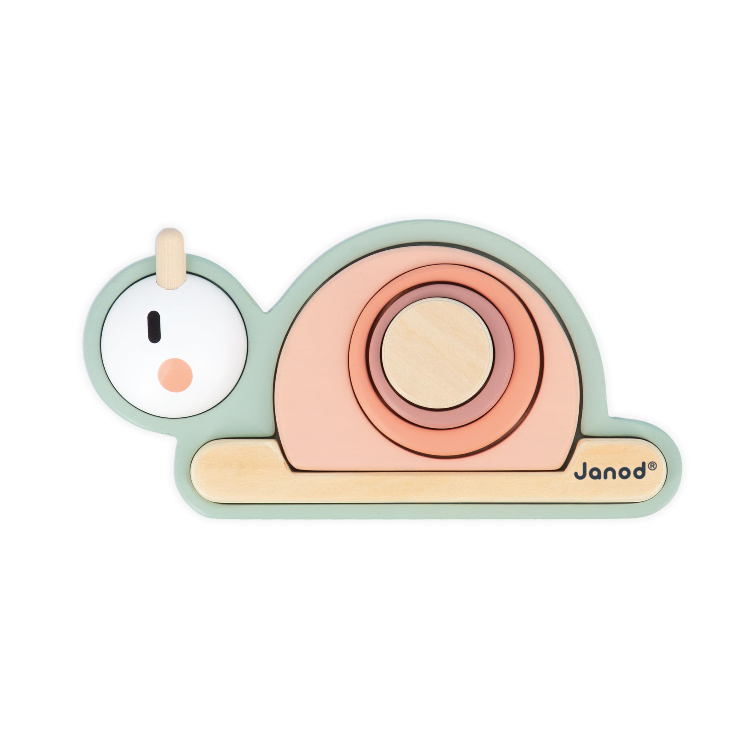 janod-sweet-cocoon-sensorische-steckschnecke-j04052-6-teile-holz image 2