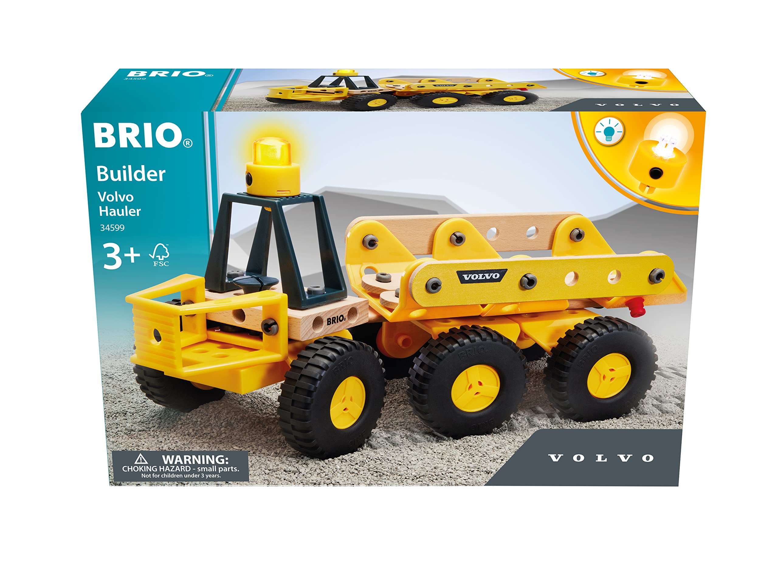 brio-builder-34599-volvo-muldenkipper-baufahrzeug-mit-licht-ab-3-jahren image 2