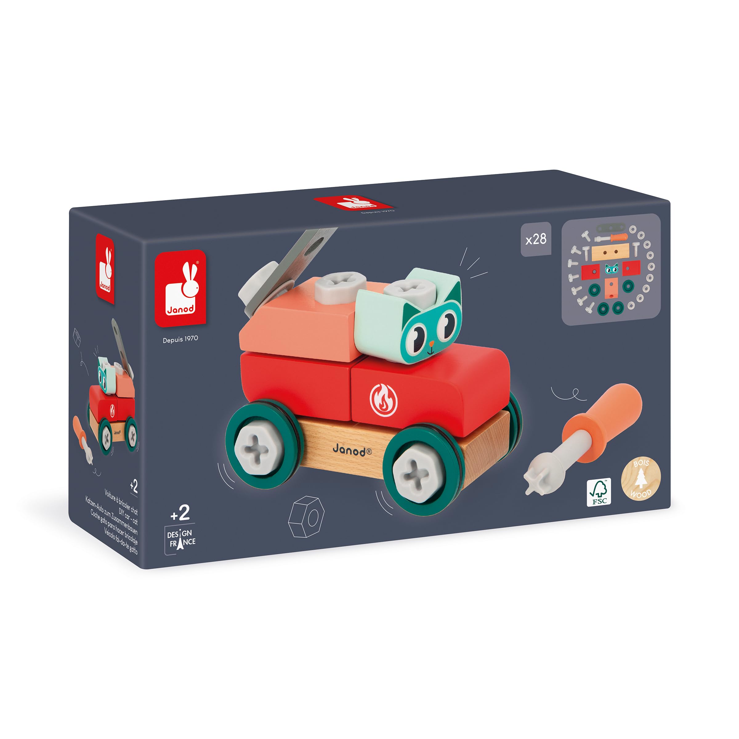 janod-brico-kids-katzen-bastelauto-konstruktionsspiel-29-tlg image 7