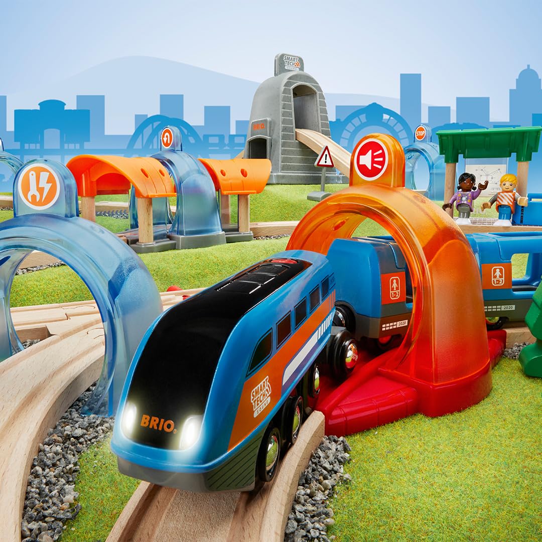 brio-world-33972-smart-tech-sound-action-tunnel-reisezug-set-elektrischer-zug-mi image 4