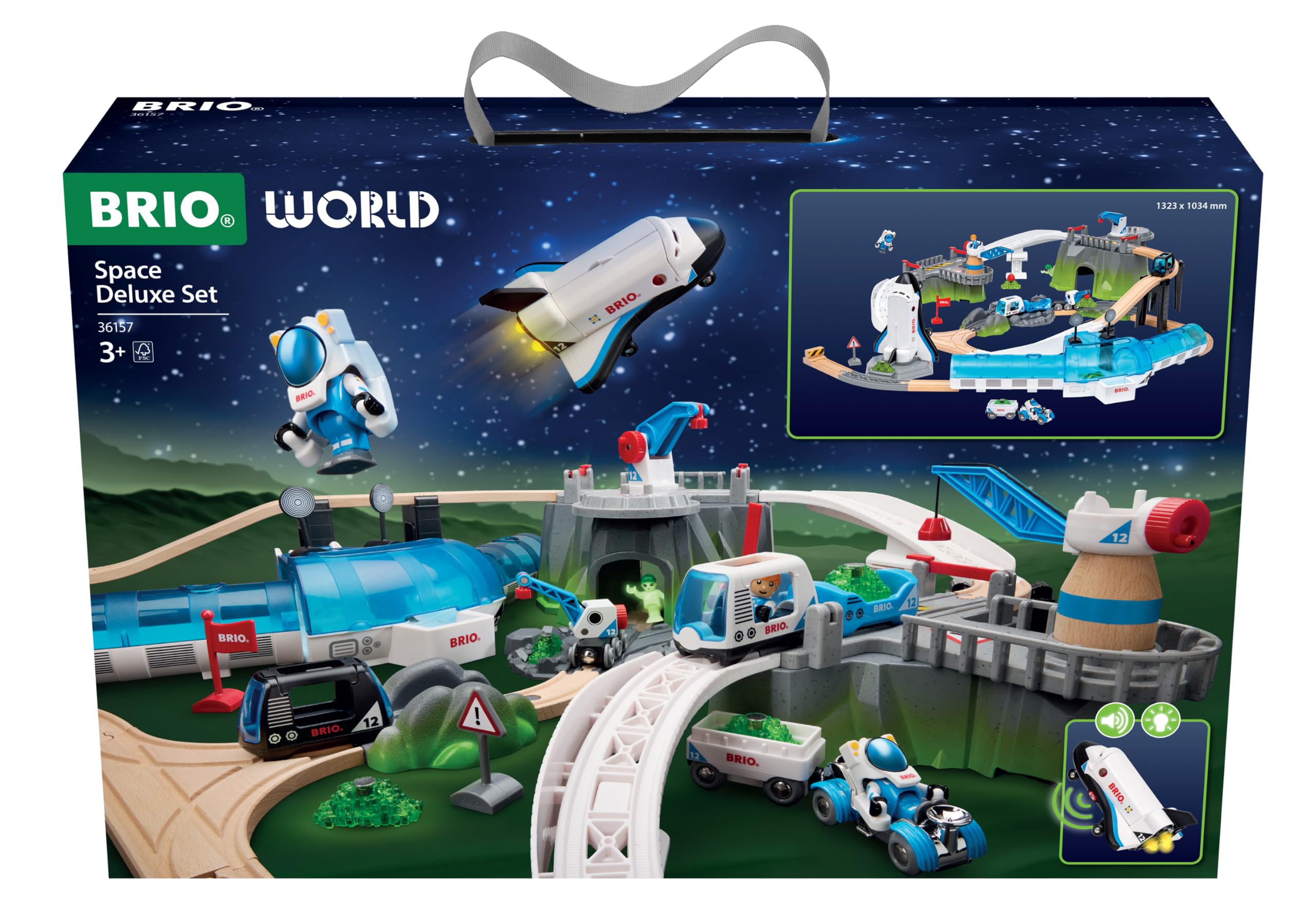brio-world-weltraum-deluxe-holzeisenbahnset-36157-space-shuttle-mit-licht-sound- image 2
