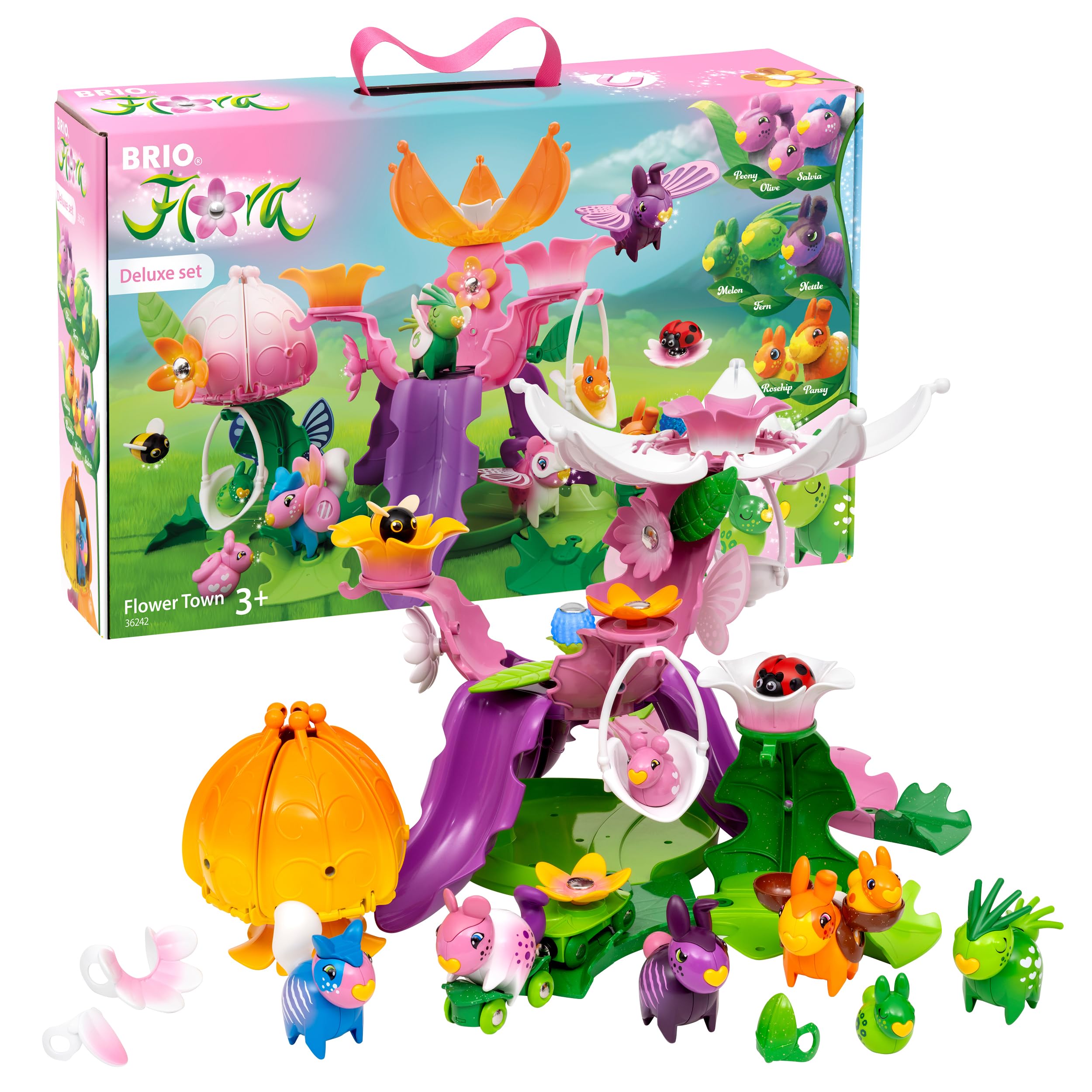brio-flora-36242-blumenstadt-deluxe-set-47-teiliges-holz-spielset-mit-figuren image 1