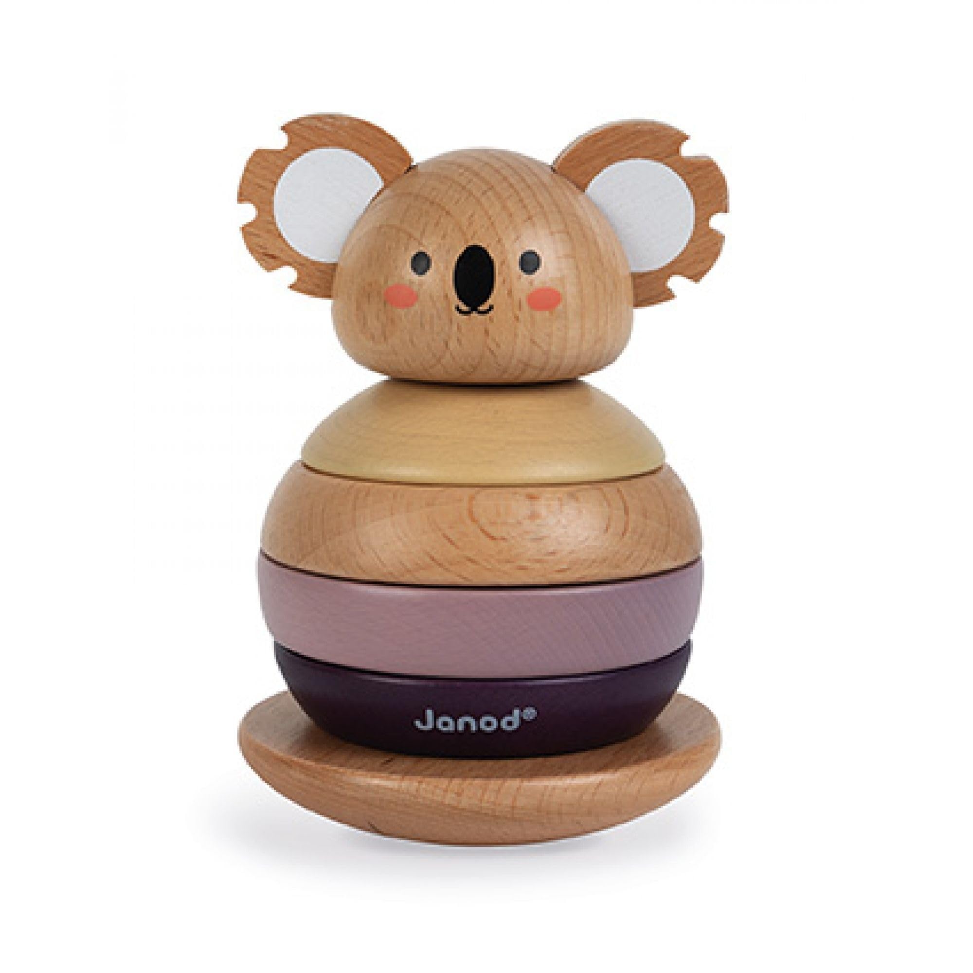 janod-stehaufkoala-stapelspiel-holz-fsc-ab-1-jahr-j08601 image 1