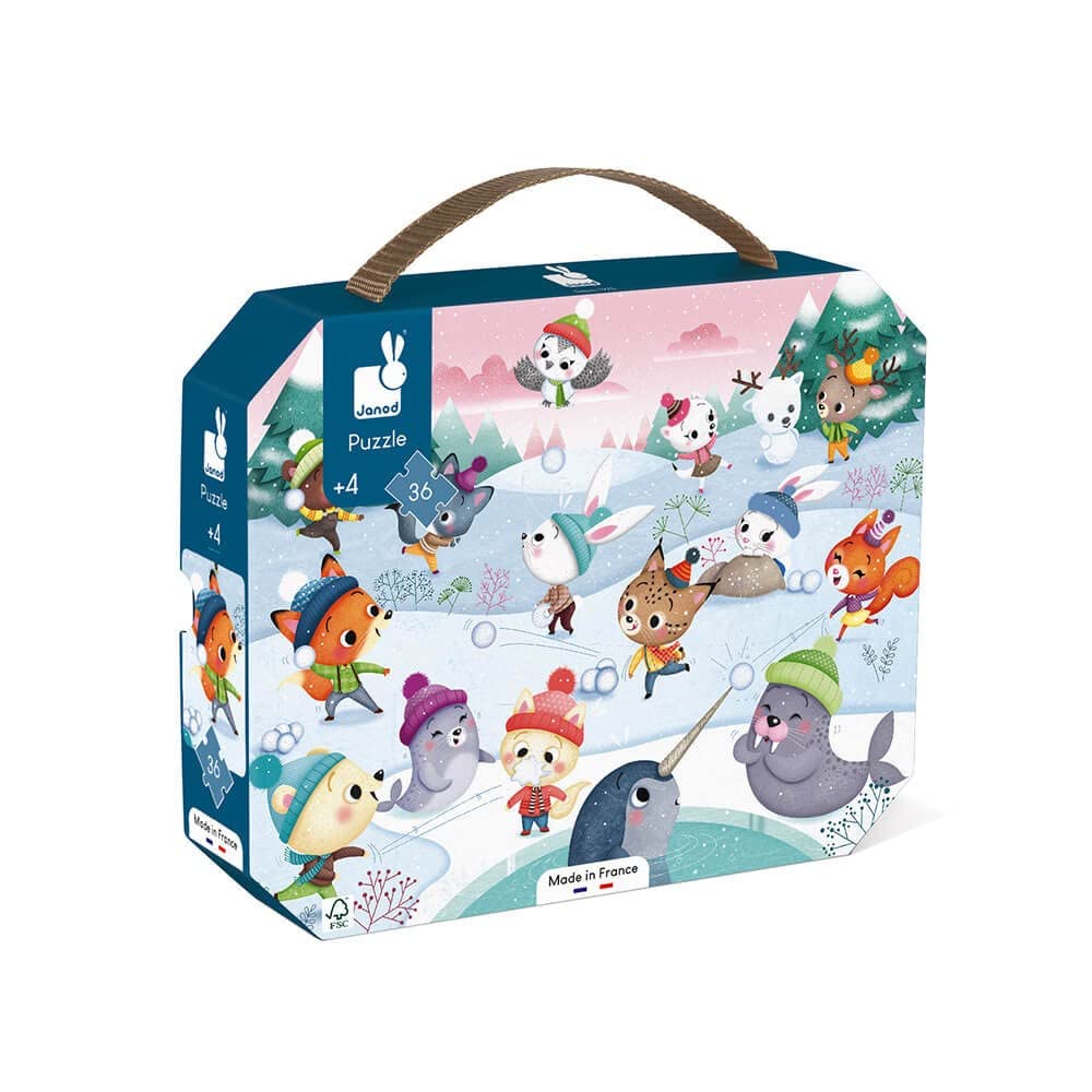 janod-kinderpuzzle-tiere-36-teile-im-koffer image 1