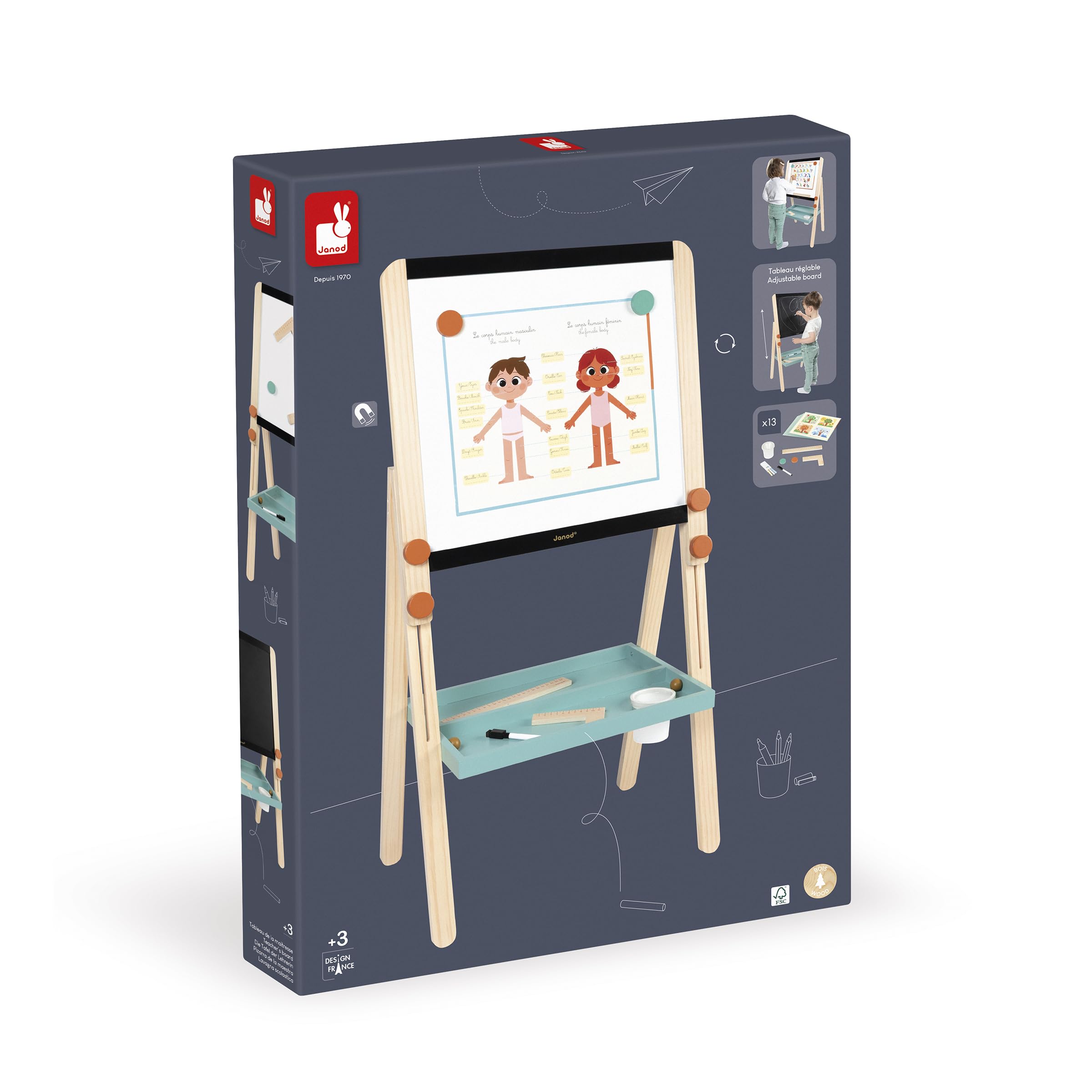 janod-h-henverstellbare-holztafel-doppelseitig-magnet-kreidetafel-mit-18-teilen image 7