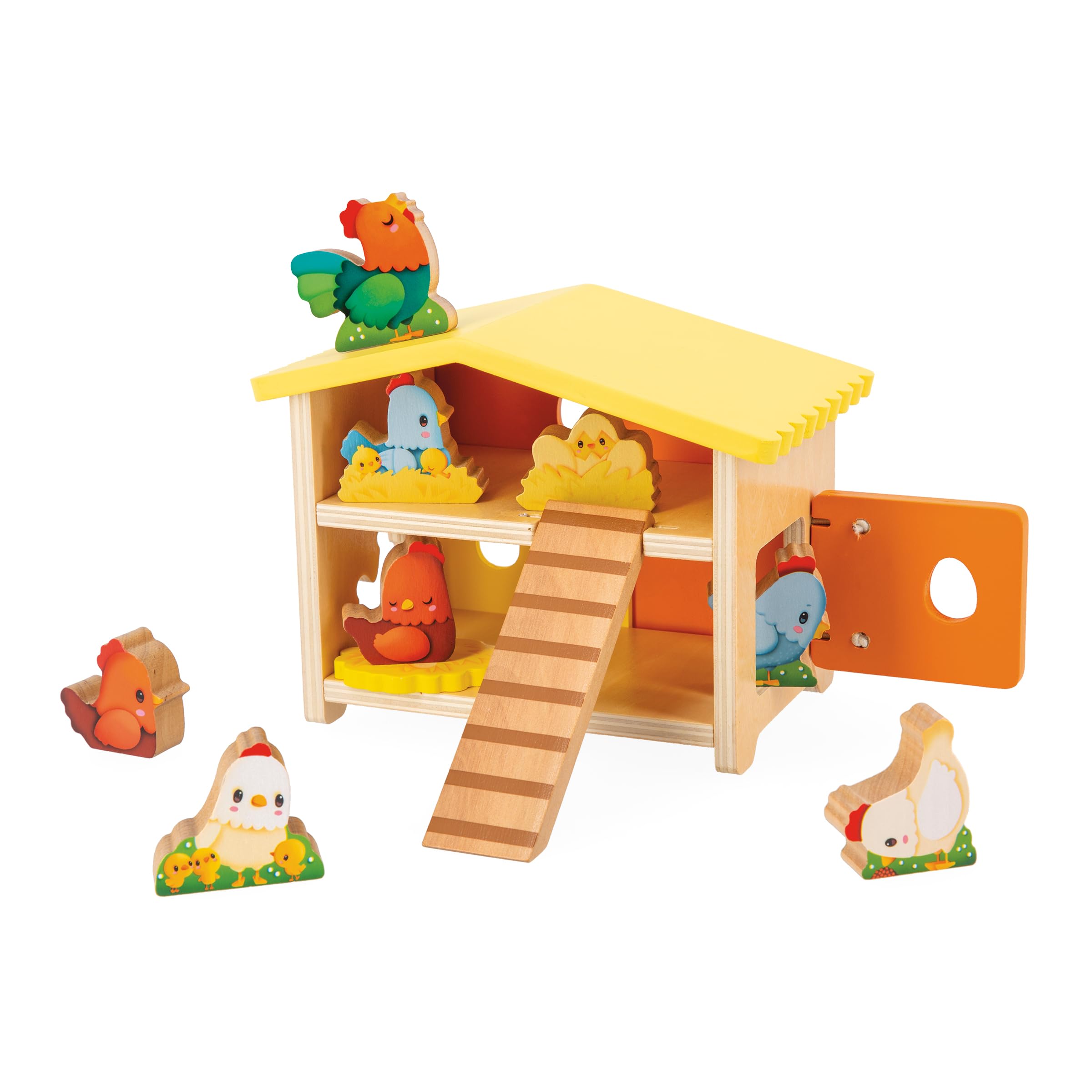 janod-mein-erster-h-hnerhof-j03311-aus-fsc-holz-11-teilig image 2