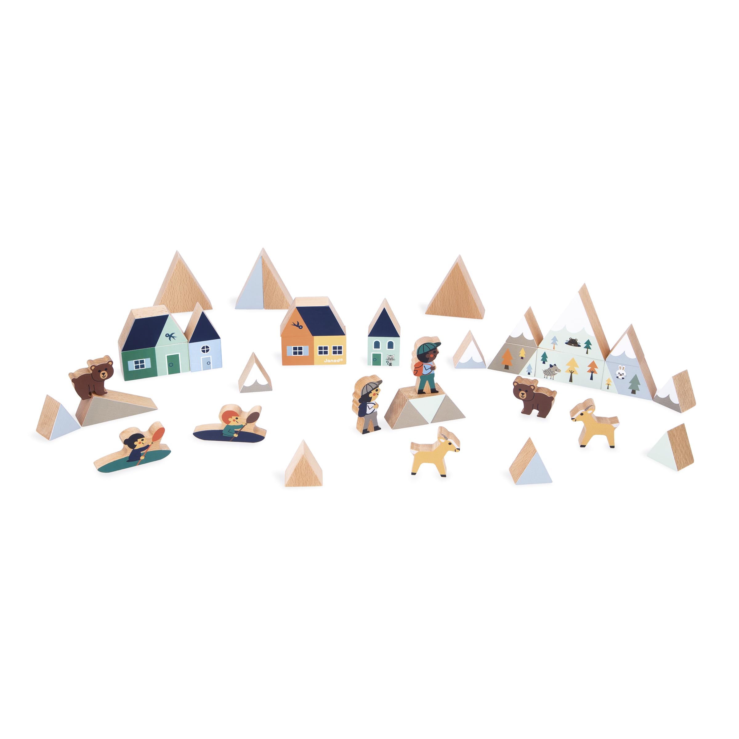 janod-j05947-baukl-tze-set-schneebedeckte-berge-34-teilig-aus-massivholz image 1
