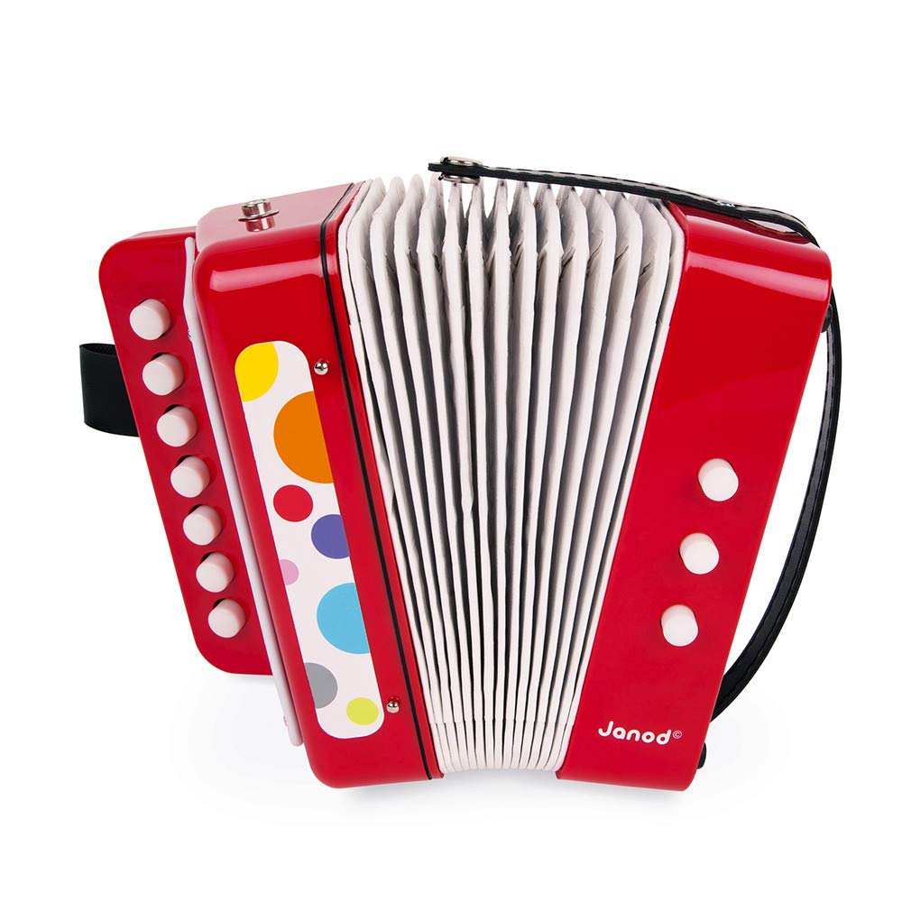 janod-confetti-akkordeon-j07620-rot-kinder-musikinstrument-mit-gurt image 3