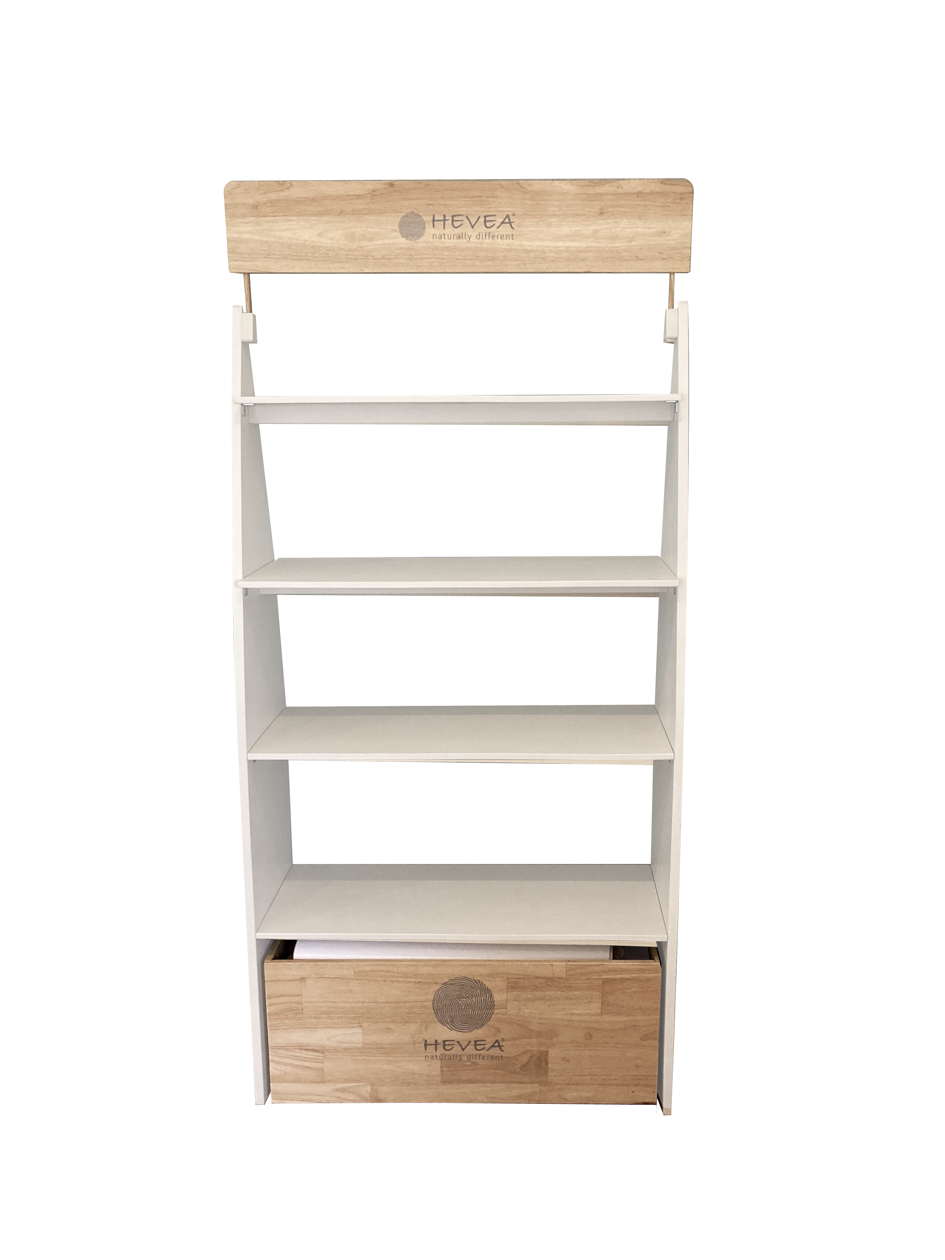 hevea-heritage-display-shelf-standregal-aus-rubberwood image 3