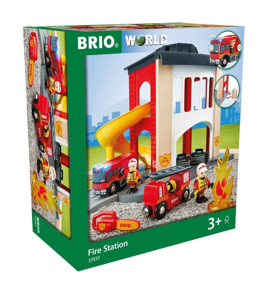 brio-world-gro-e-feuerwehr-station-feuerwache-mit-auto-und-sound image 4