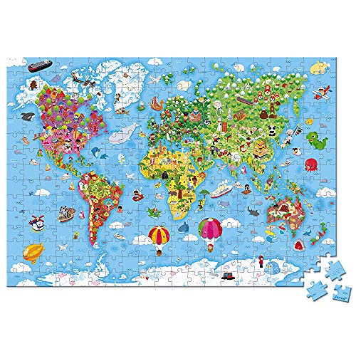 janod-puzzle-weltkarte-gro-300-teile-99-x-69-cm image 7