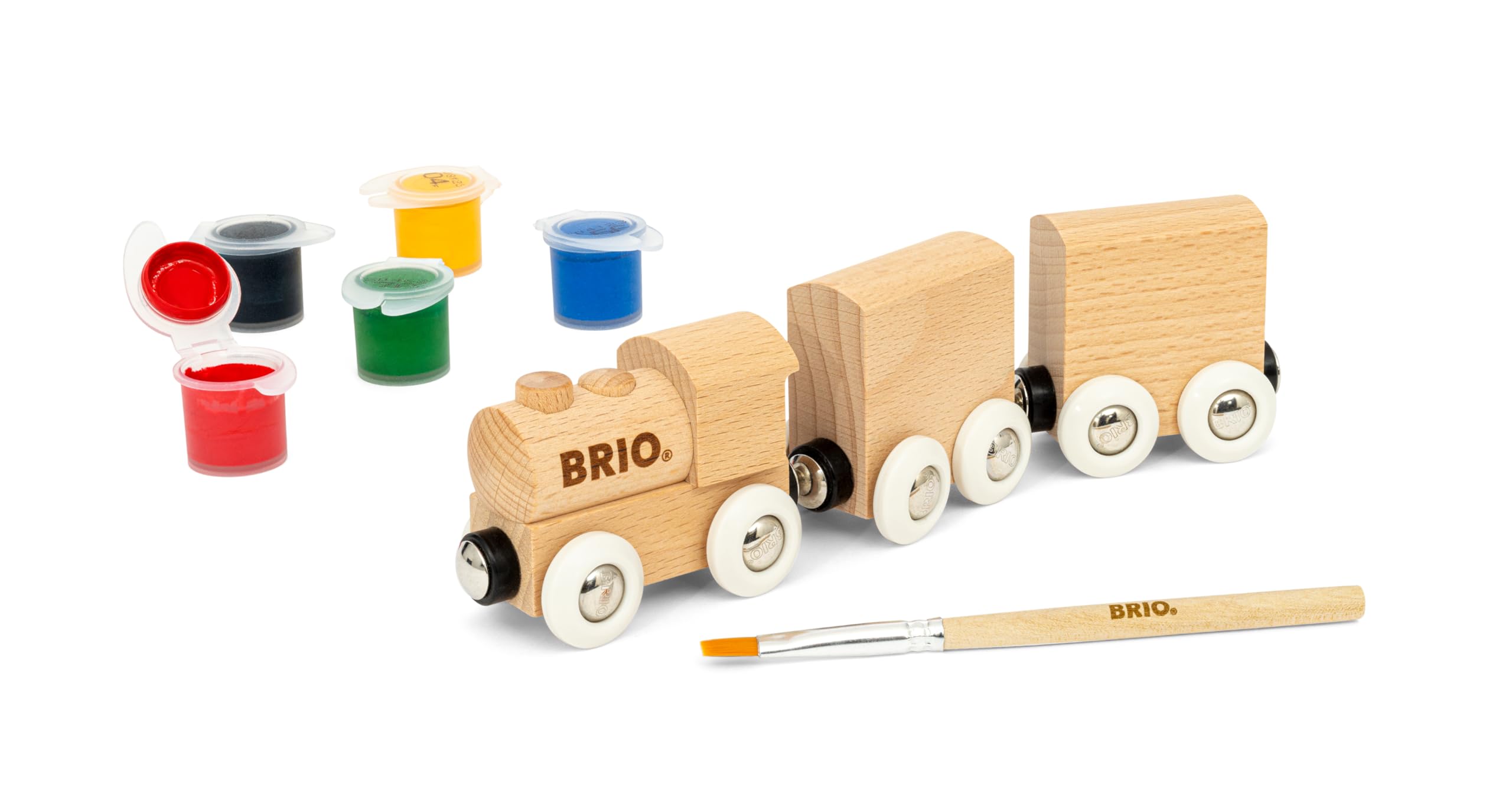 brio-36006-holzzug-zum-anmalen-diy-spielzeugeisenbahn-mit-farben-ab-5-jahre image 2