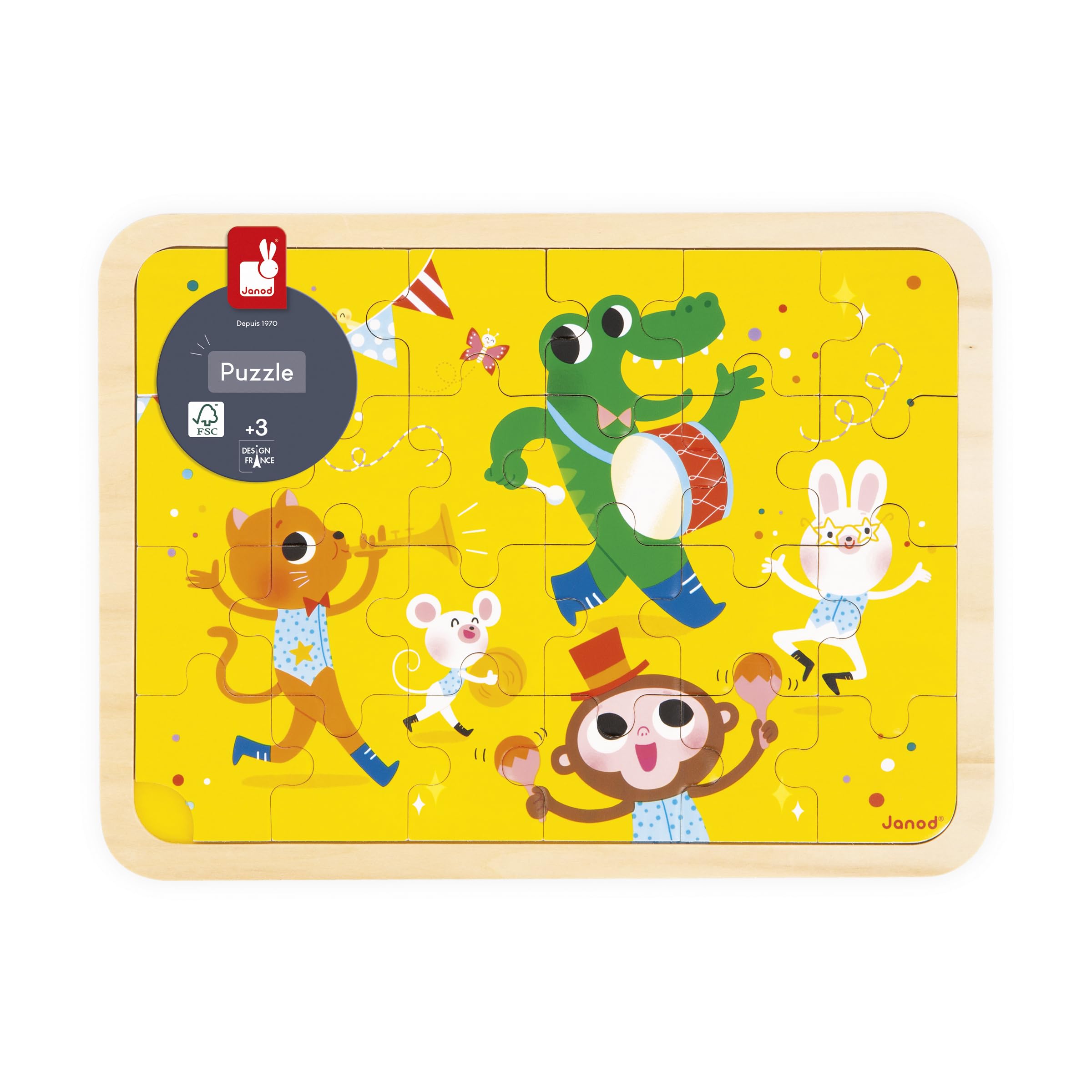 janod-holzpuzzle-tierfanfare-j07125-24-teile-ab-4-jahren image 6