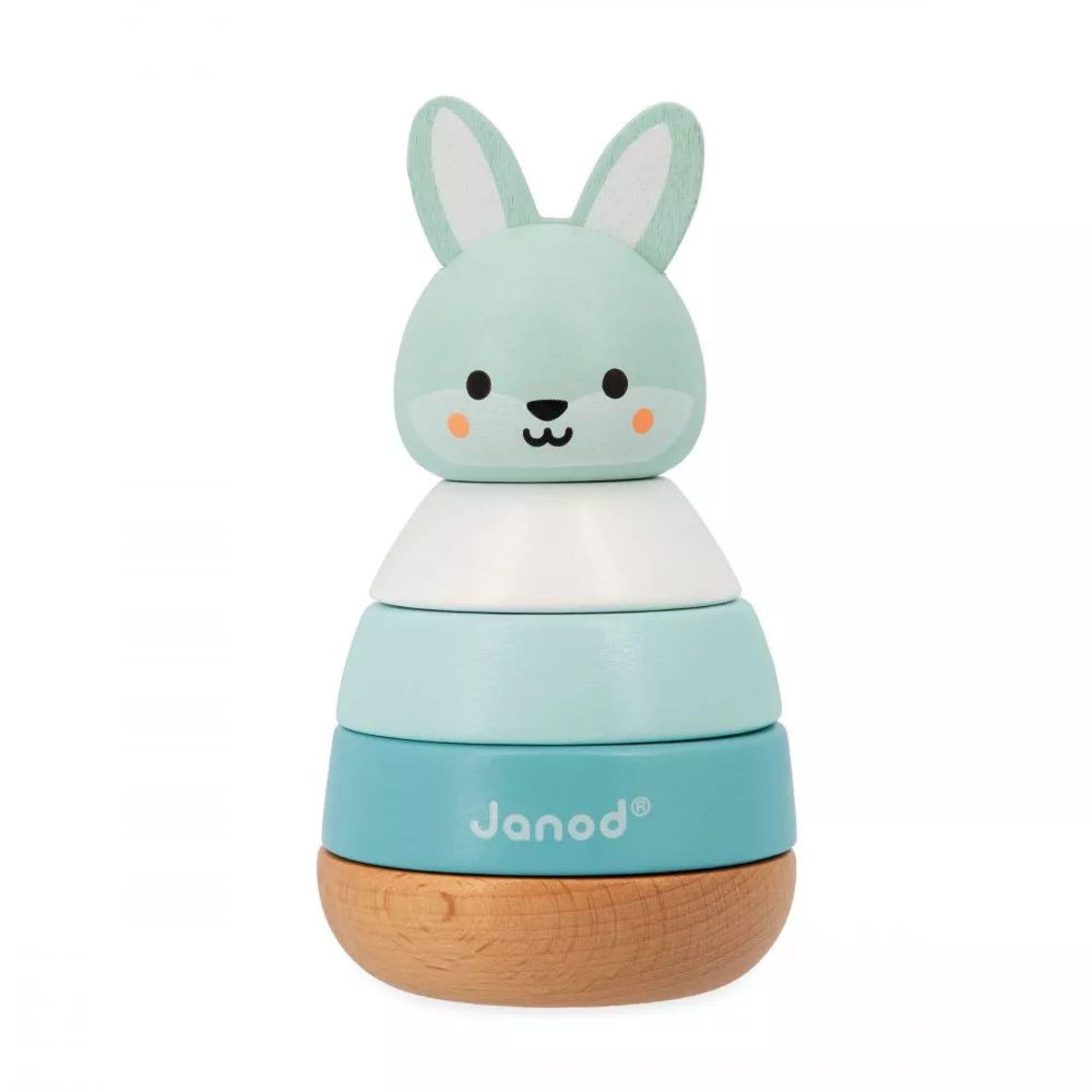 janod-stapel-hase-j08653-holz-stapelturm image 1