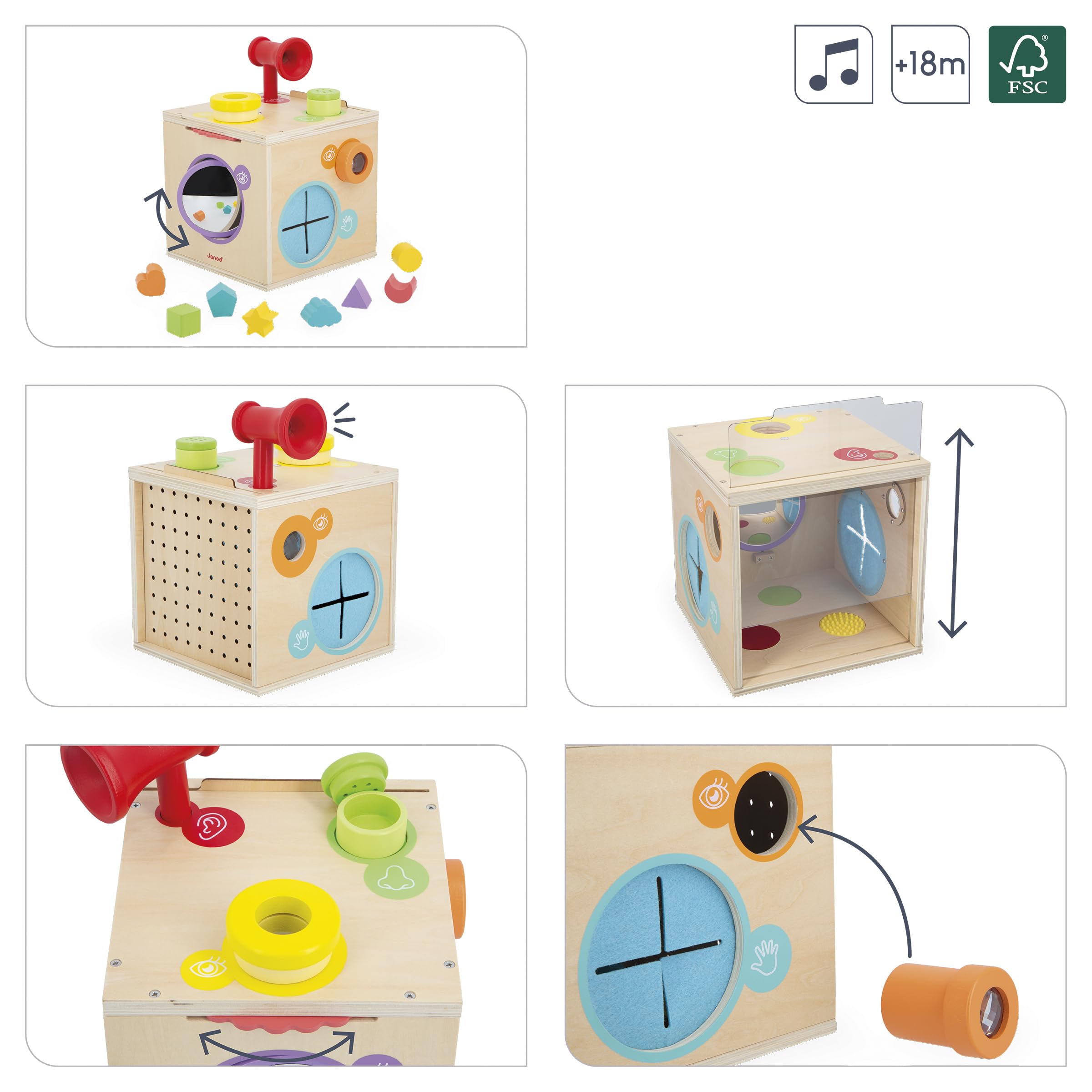 janod-j05307-sensorik-motorik-und-greifw-rfel-activity-cube-ab-18-monate image 2