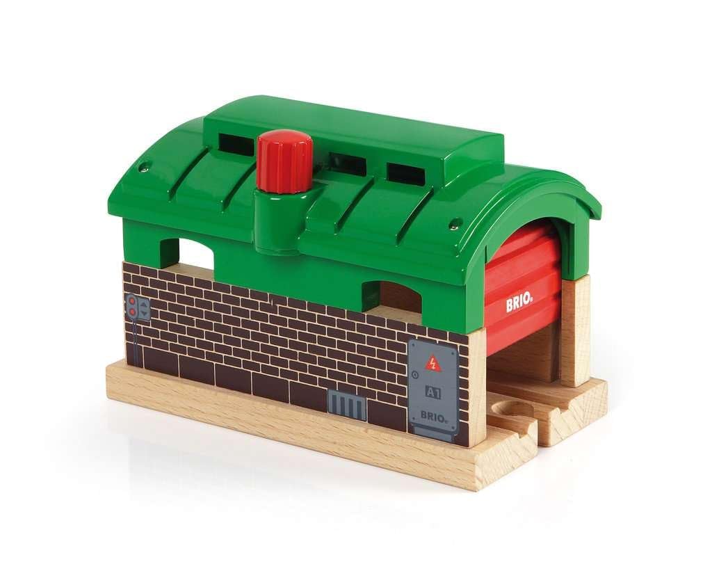 brio-world-drehbarer-lokschuppen-mit-rolltor image 2