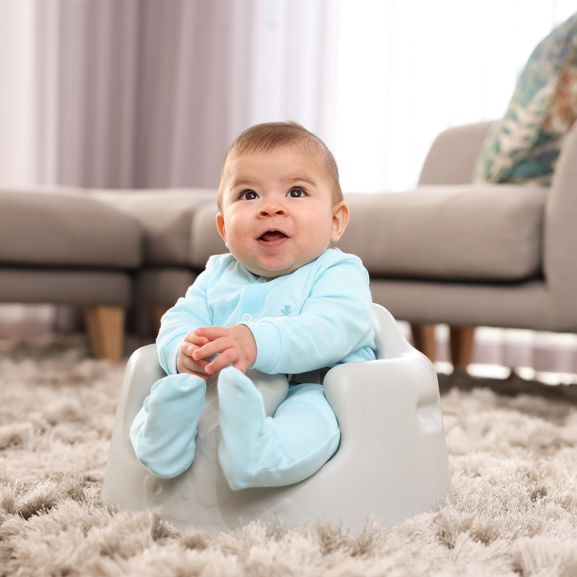 bumbo-floor-seat-babysitz-cool-grey-bodensitz image 5