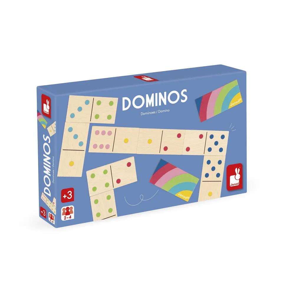 janod-dominospiel-holz-f-r-kinder-28-teile-familienspiel-ab-3-jahren image 1