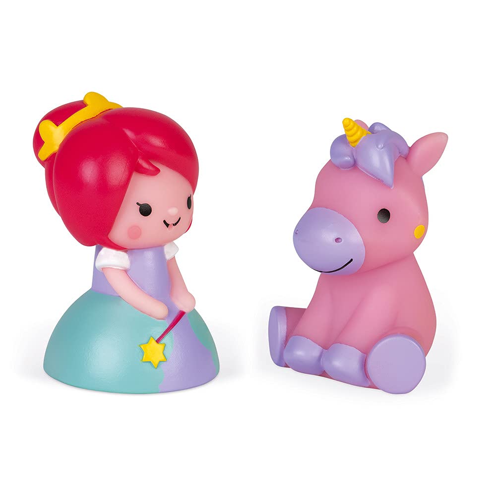 janod-sprinkler-prinzessin-und-leuchtendes-einhorn-2er-set image 1