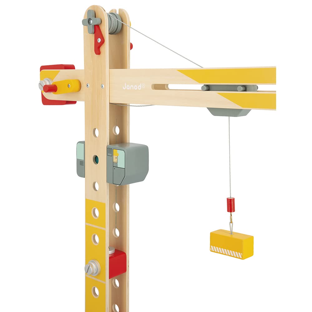 janod-gro-er-holzkran-j06468-gelb-74-cm-konstruktionsspiel-360-drehbar image 8