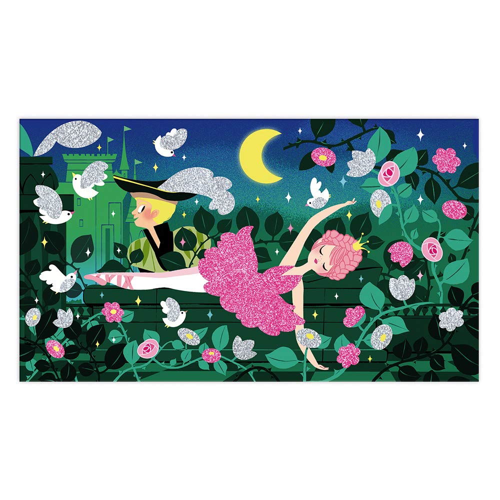 janod-les-ateliers-du-calme-neon-glitter-ballerinas-kratzbilder-ab-6-jahre image 5