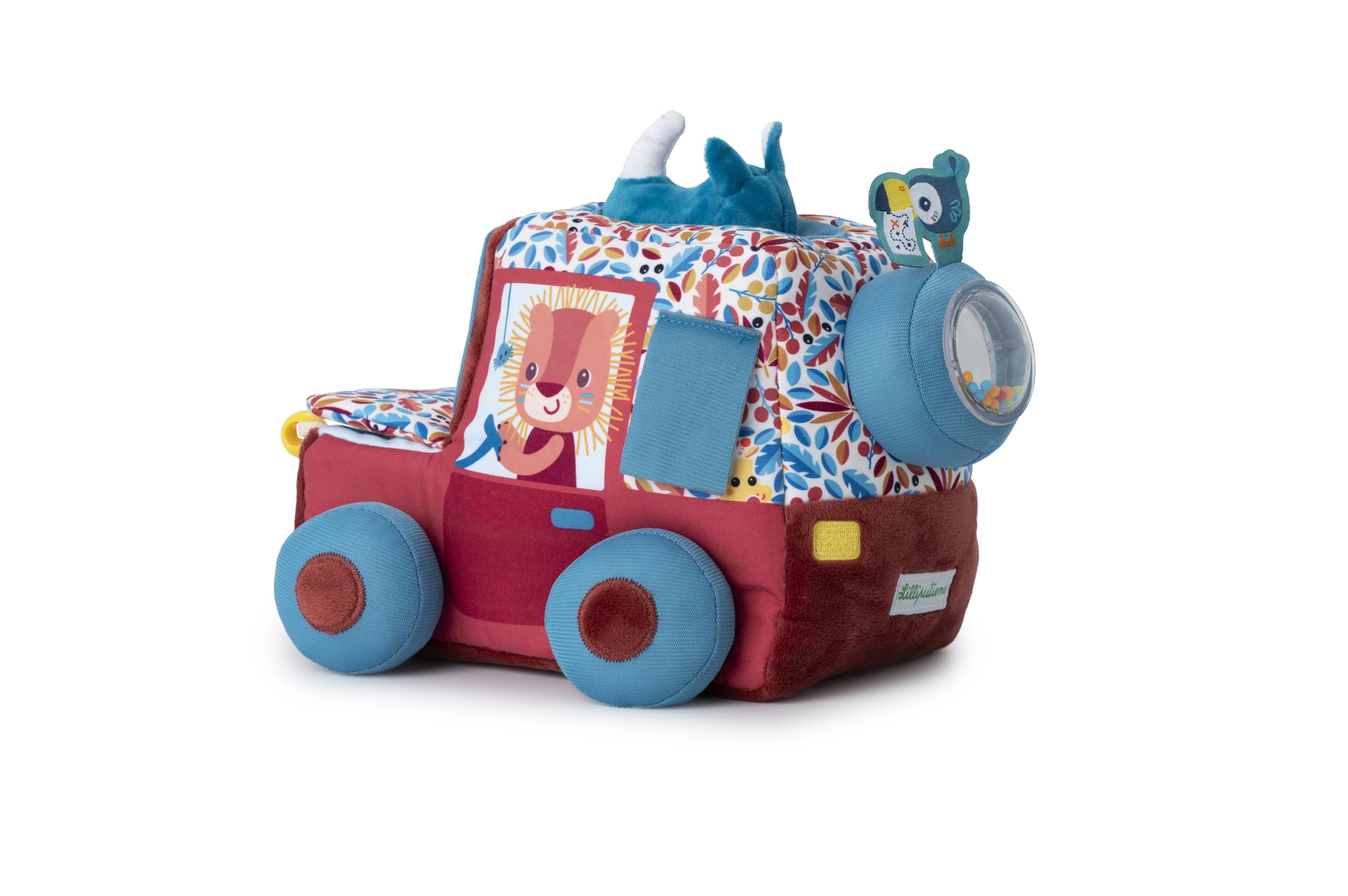 lilliputiens-jack-safari-aktivit-tsauto-stoffauto-28-cm-ab-9-monaten image 4