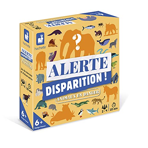 janod-vermisstenalarm-gef-hrdete-tiere-gesellschaftsspiel-j02458 image 5
