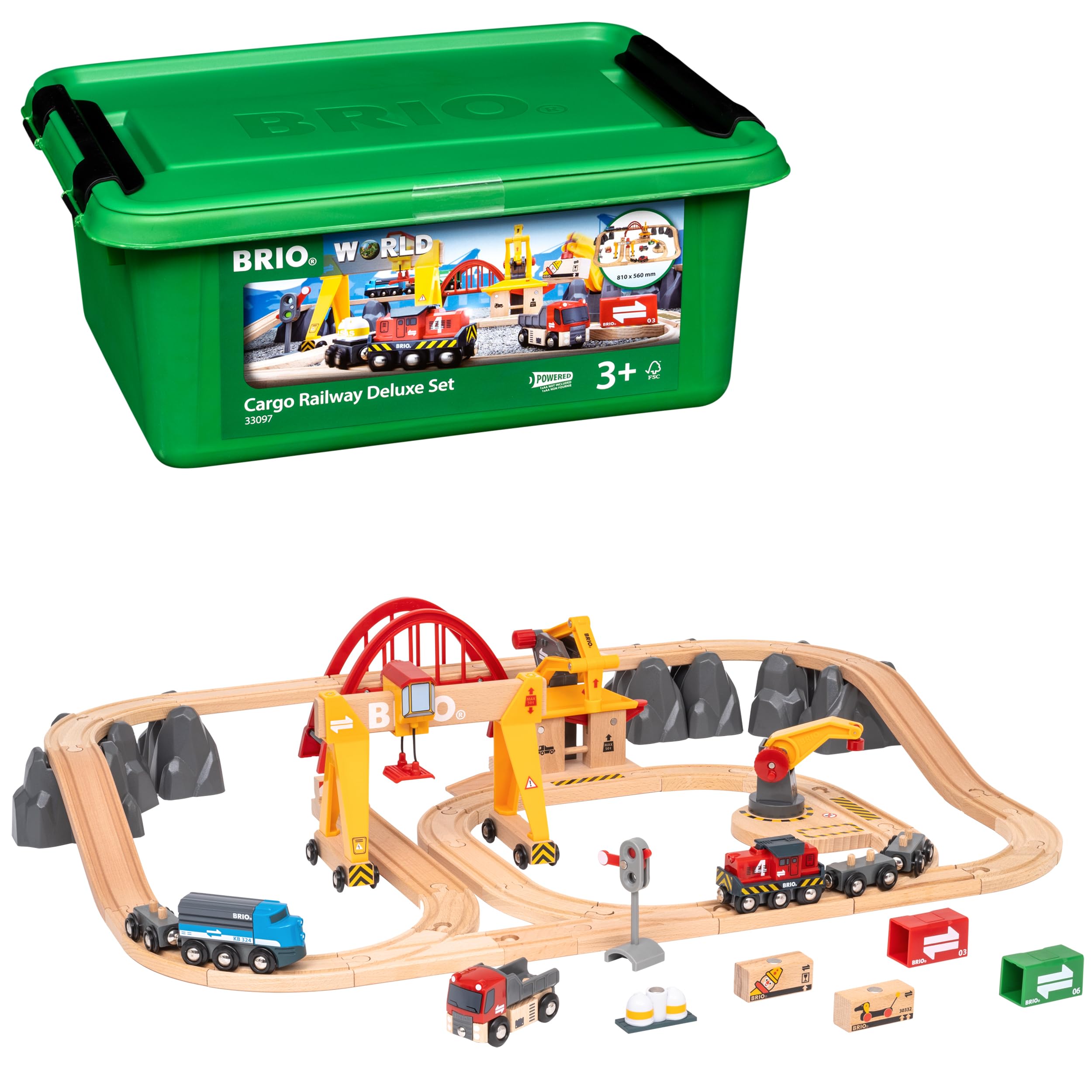 brio-world-33097-frachten-set-deluxe-54-teilig-mit-batterielok image 1