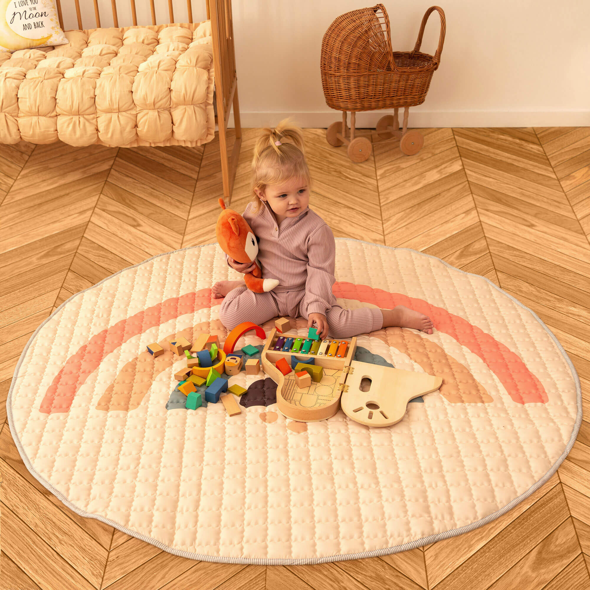 hakuna-matte-gesteppte-krabbeldecke-boho-rainbow-150-cm image 8