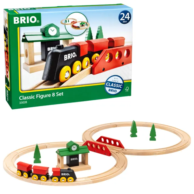 brio-world-33028-bahn-acht-set-classic-line-22-teilig image 1