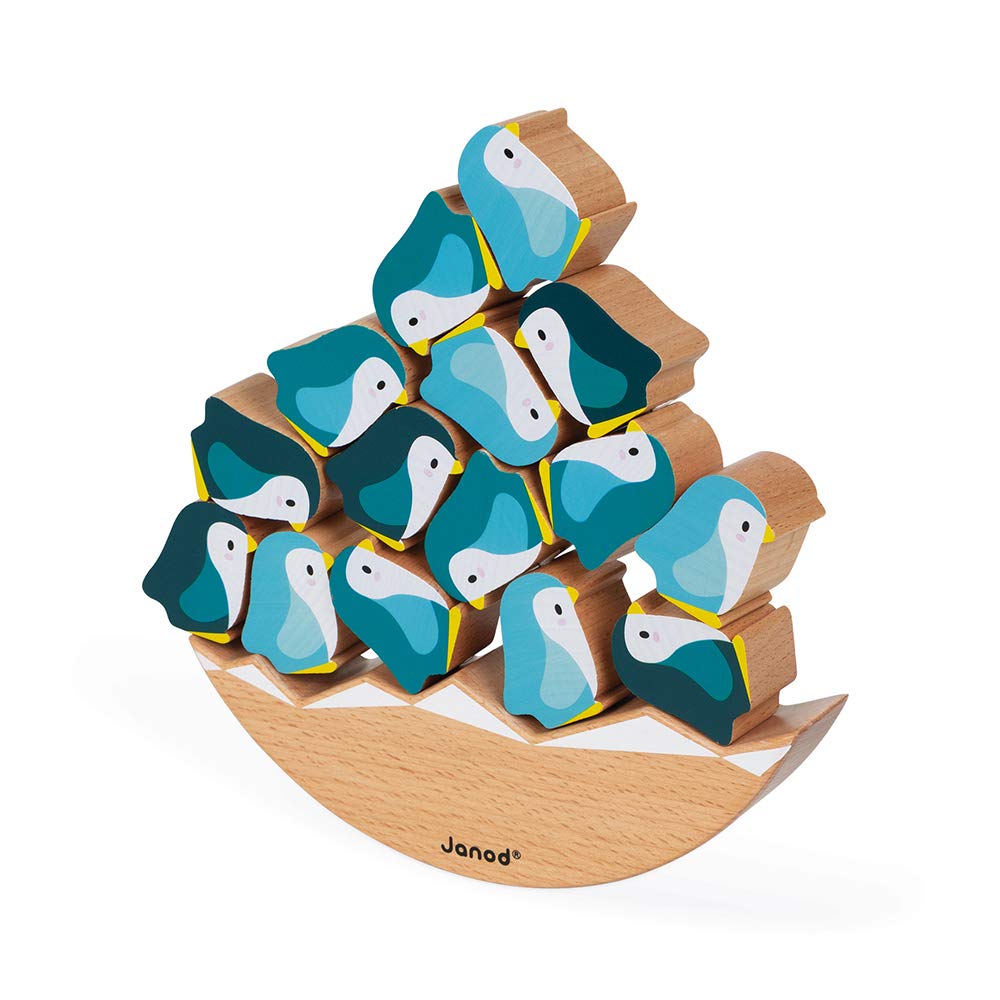 janod-schaukel-pinguine-aus-holz-j08602-balance-stapelspiel image 2