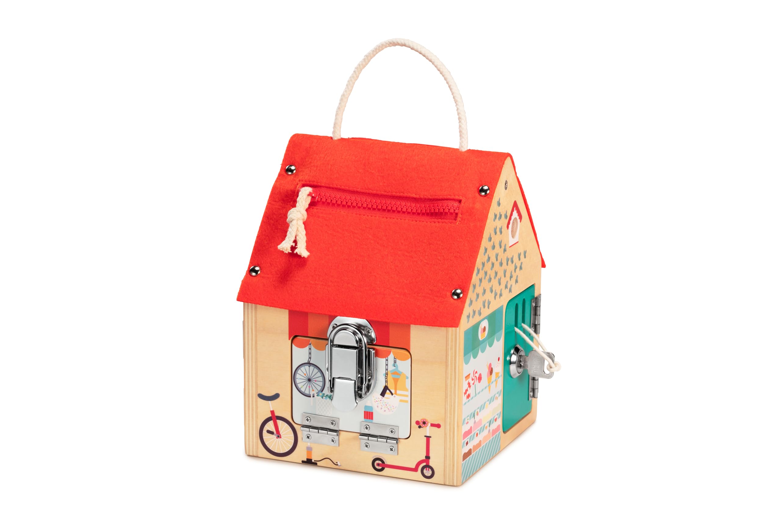 lilliputiens-holz-lernhaus-mit-6-verschl-ssen-und-alice image 2