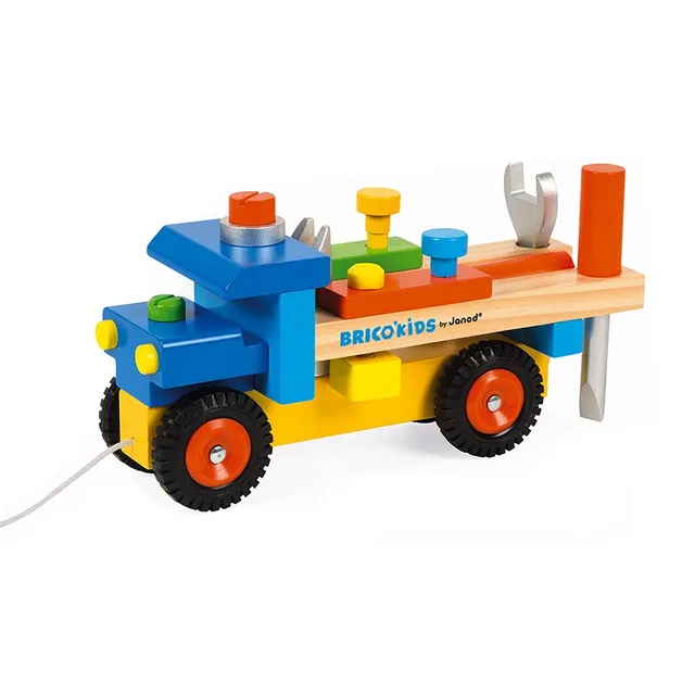 janod-brico-kids-diy-lkw-2-in-1-nachziehspielzeug-j05022 image 1