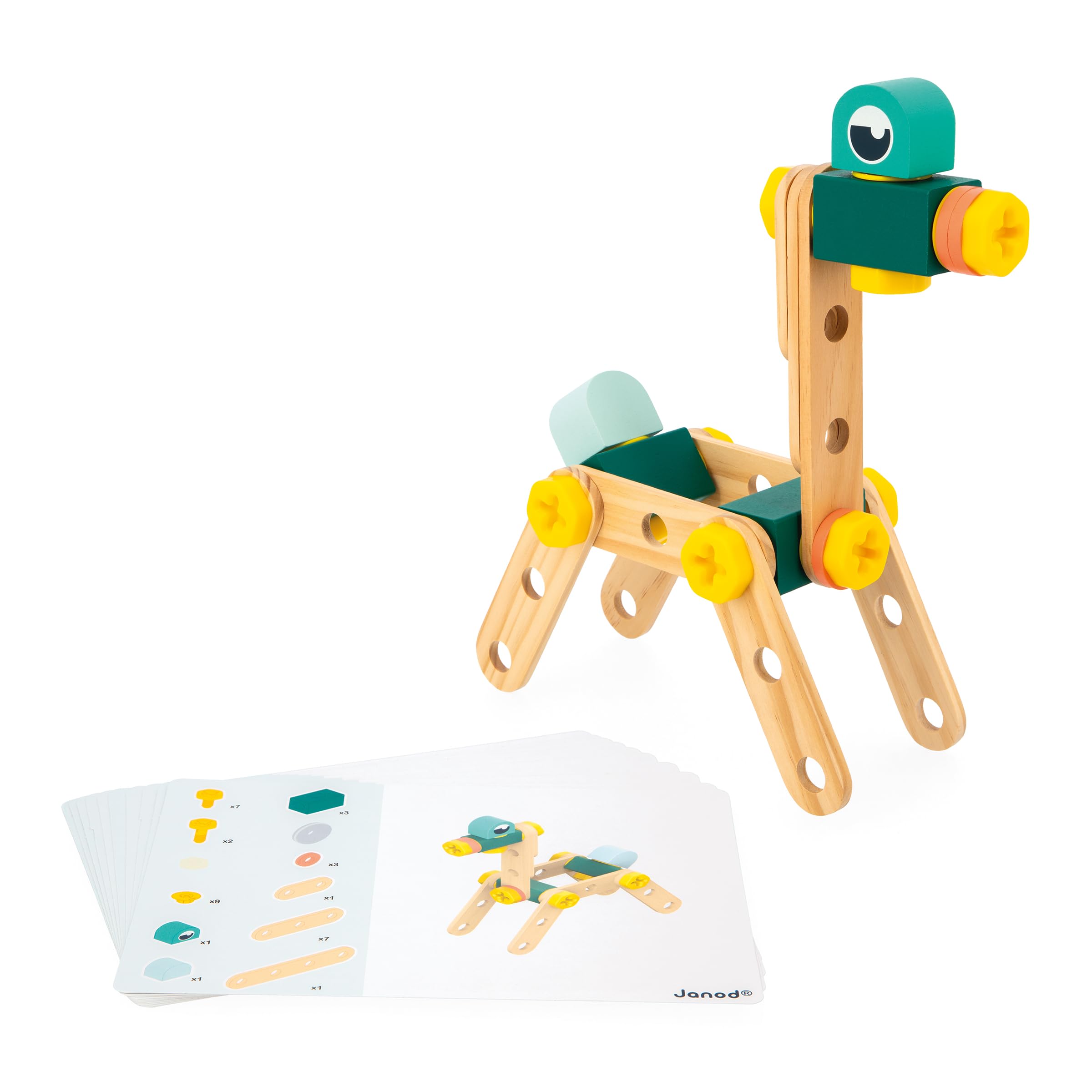 janod-brico-kids-mein-erstes-konstruktionsspiel-j06454-100-teiliger-bastelbeh-lt image 2