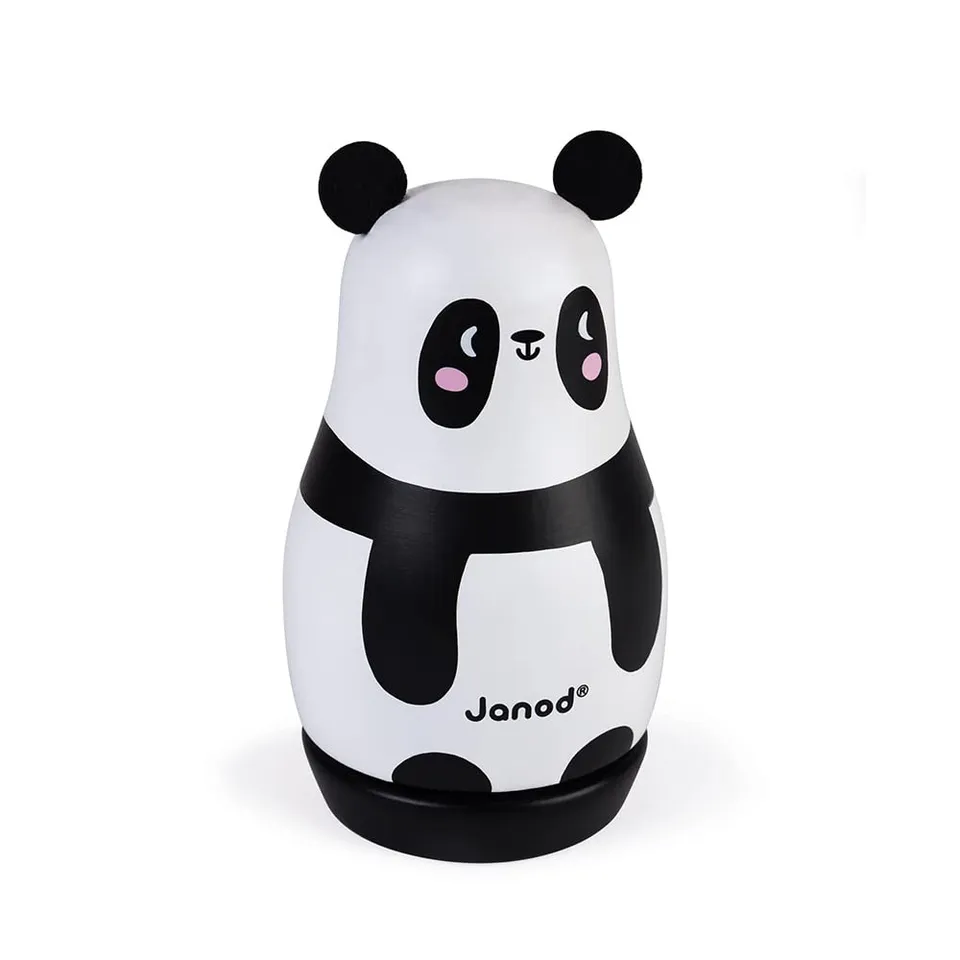janod-panda-spieldose-j04673-aus-holz-kinderzimmer-deko-musikbox image 1