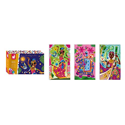 janod-les-ateliers-du-calme-glanzkarten-bollywood-3-st-ck image 7