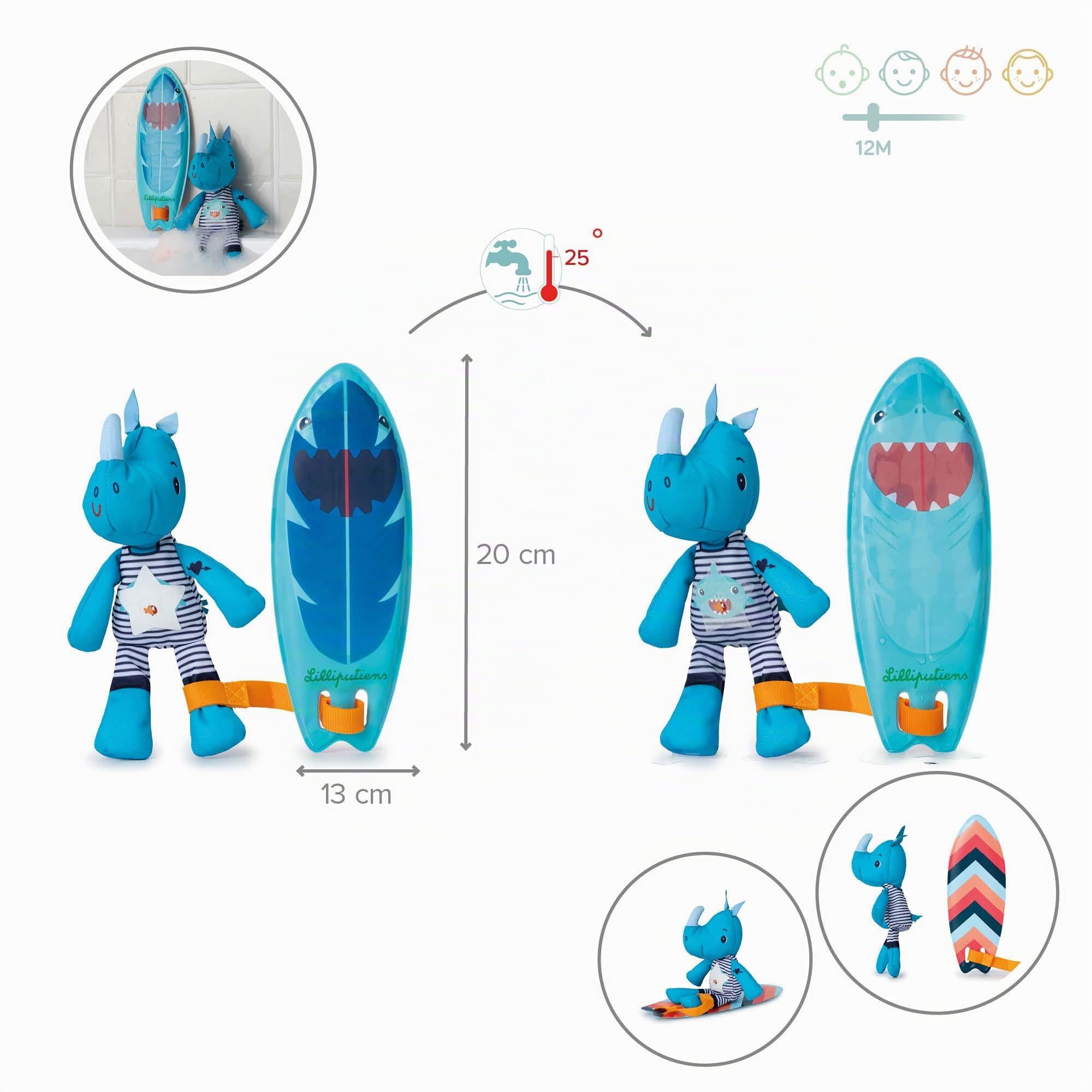 lilliputiens-marius-magischer-schwimm-badesurfer-ab-12-monaten image 5