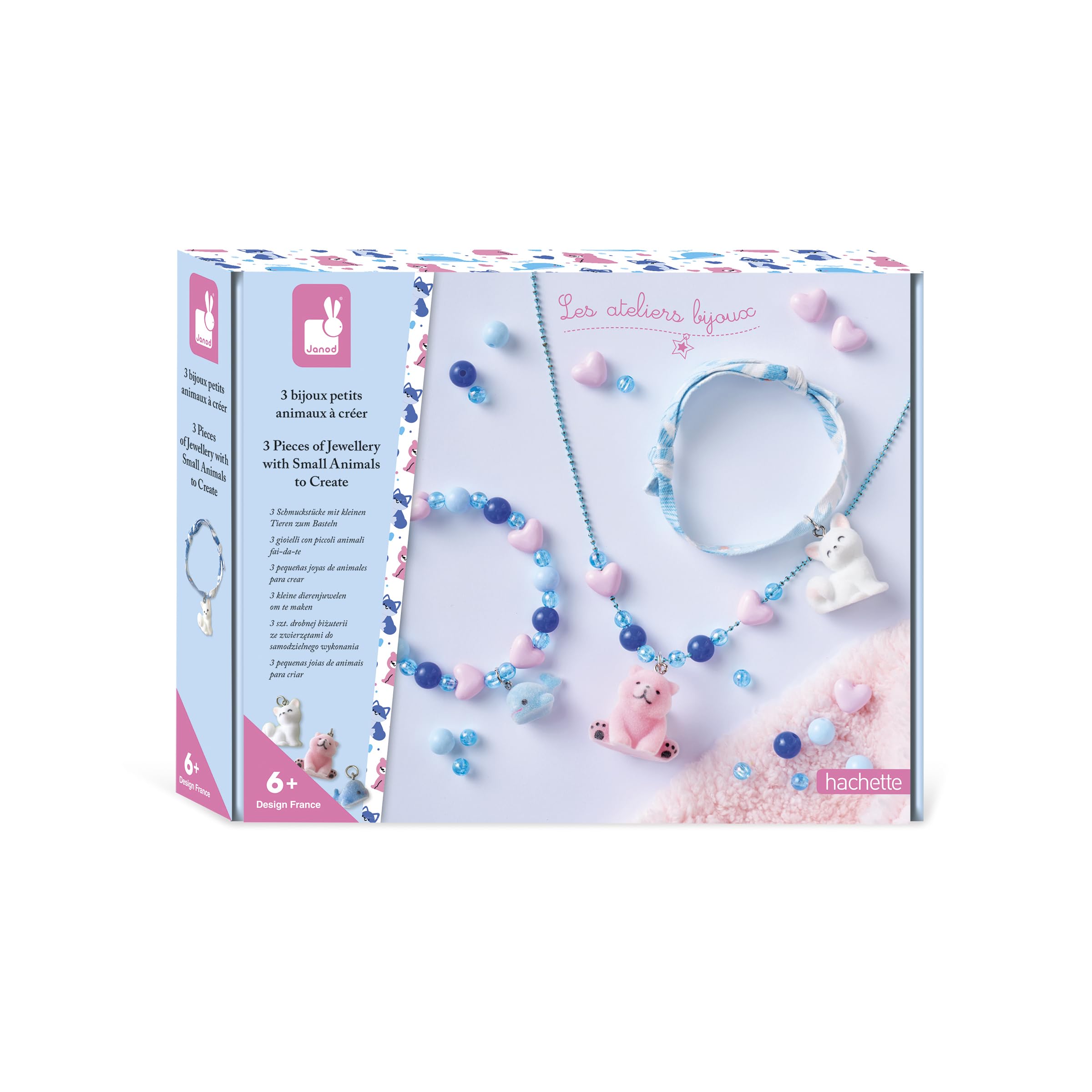 janod-schmuckset-samttiere-j09184-2-armb-nder-halskette image 1
