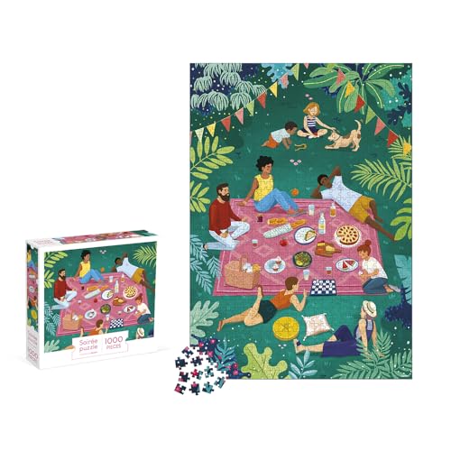 janod-puzzle-picknick-mit-freunden-1000-teile-ab-8-jahre image 5