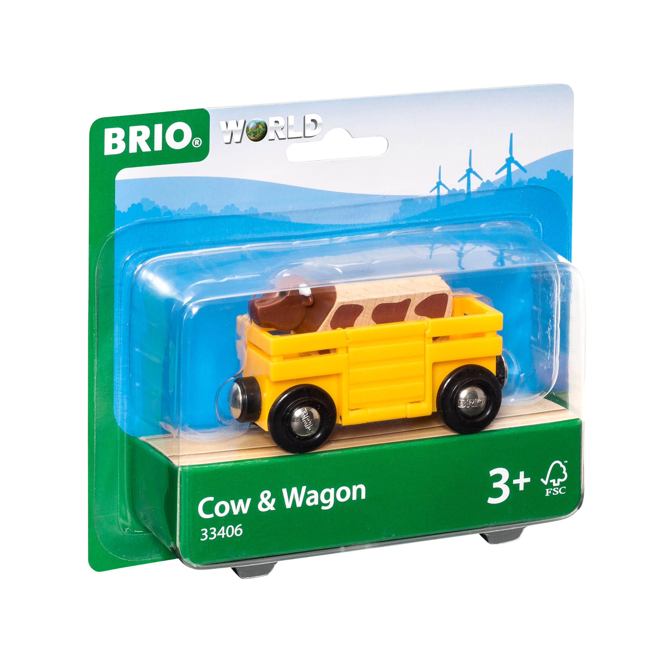 brio-world-tierwagen-mit-kuh-holzeisenbahn-zubeh-r image 1
