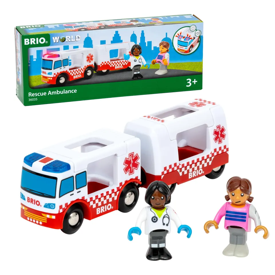 brio-world-36035-rettungswagen-zugset-zubeh-r-mit-licht-und-sound image 1