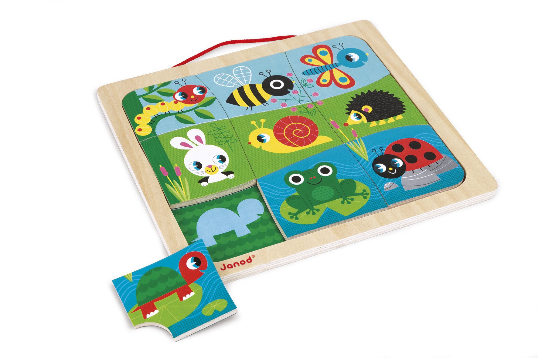 janod-j08182-happy-garden-magnetpuzzle-holz-9-teile-18-36-monate image 2