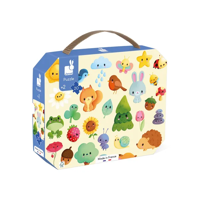 janod-natur-wimmelbild-puzzle-20-teile-50-cm-koffer image 1