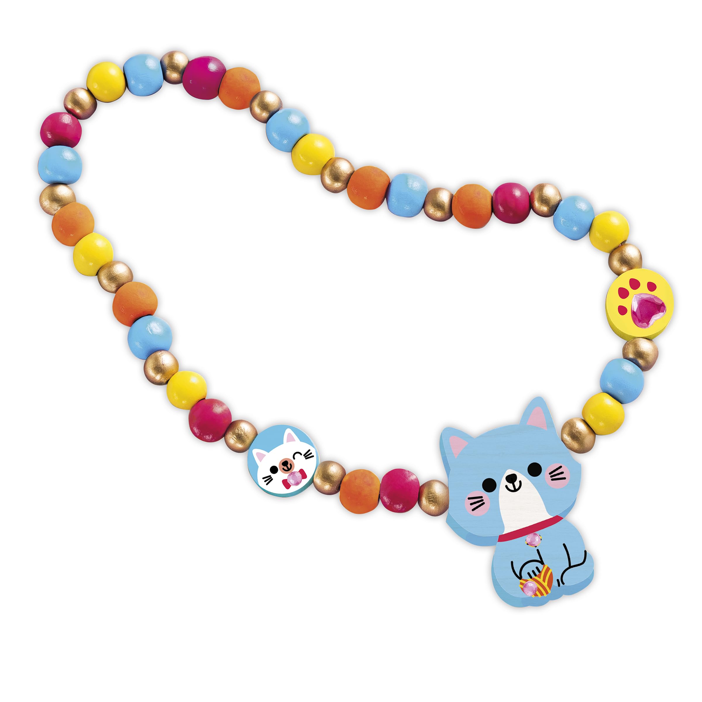 janod-kleine-katzen-holzschmuck-bastelset-4-teiliges-diy-kreativset-ab-4-jahren image 4
