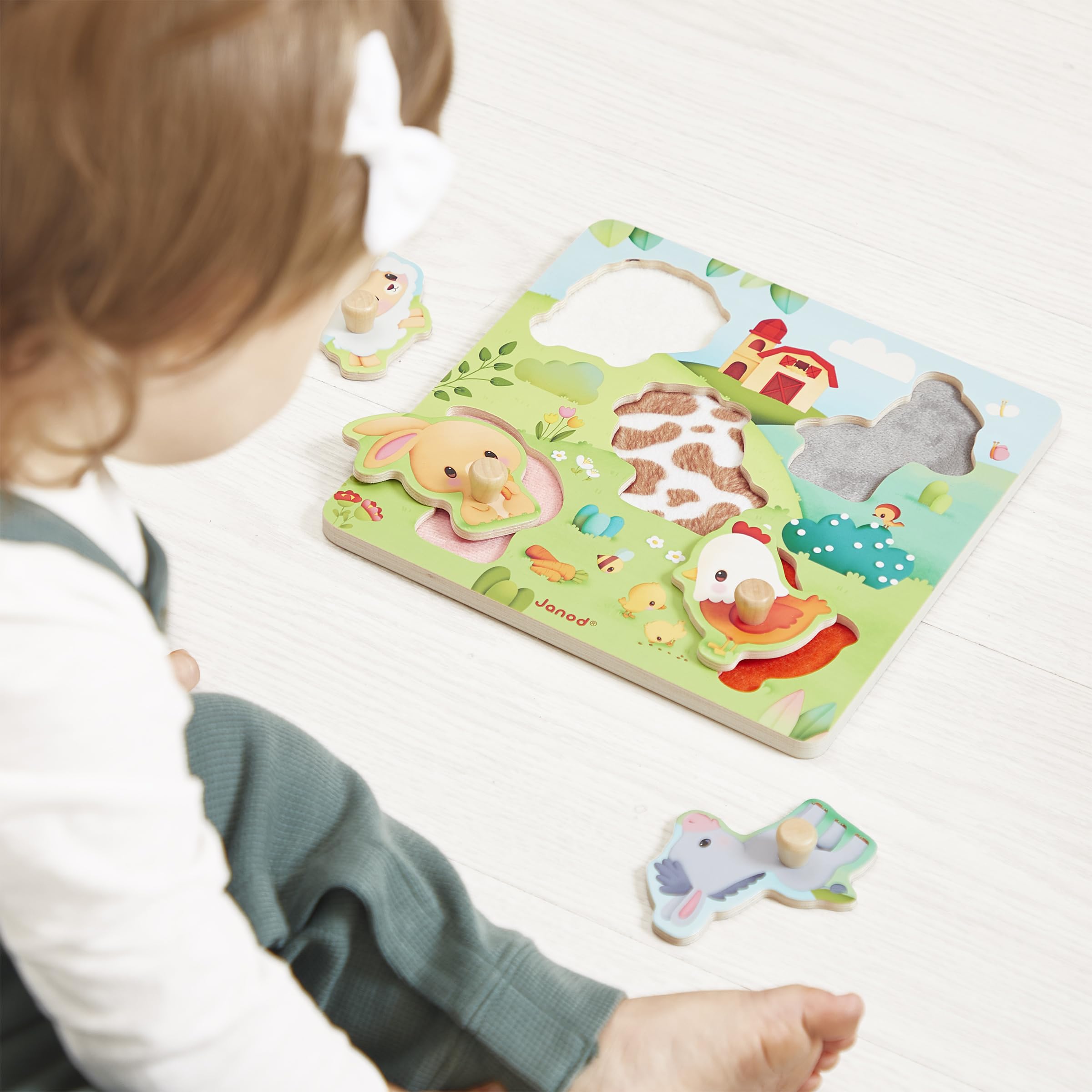 janod-holzpuzzle-mit-touchfunktion-bauernhof-5-teile-j07129-einlegepuzzle-mit-te image 5